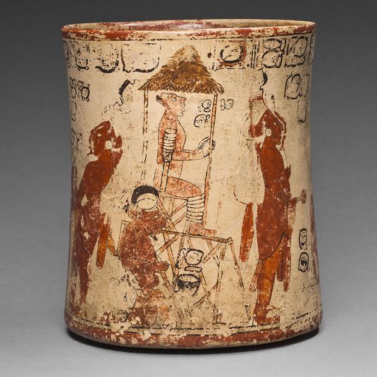 Vessel Depicting a Sacrificial Ceremony for a Royal Accession