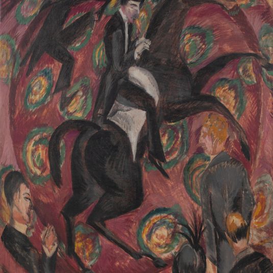 Circus Rider (recto), Dancers with Castanets (verso)