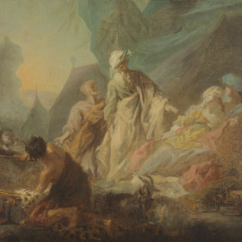 Laban Searching for His Stolen Gods