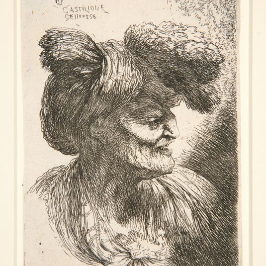 Figure Facing Right, from the series Small Studies of Heads