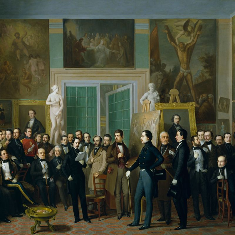 The Contemporary Poets. A Reading of Zorrilla in the Artist's Studio