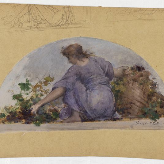 Esquisse pour la salle à manger de l'Hôtel de Ville de Paris, la Vendange