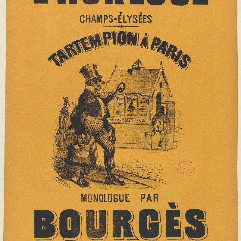 L'HORLOGE/ CHAMPS-ELYSEES/ TARTEMPION A PARIS/ MONOLOGUE PAR/ BOURGES