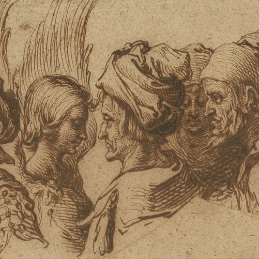 Boy in a Turban, Winged Angel and Three Companions