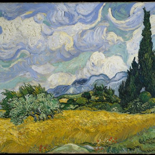 Wheat Field with Cypresses, Van Gogh
