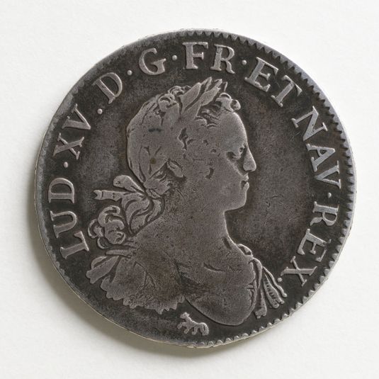Demi-écu aux huit L de Louis XV, 1725