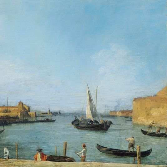 The Canale di Santa Chiara looking North towards the Lagoon