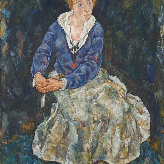 Portrait of the Artist's Wife, Edith Schiele