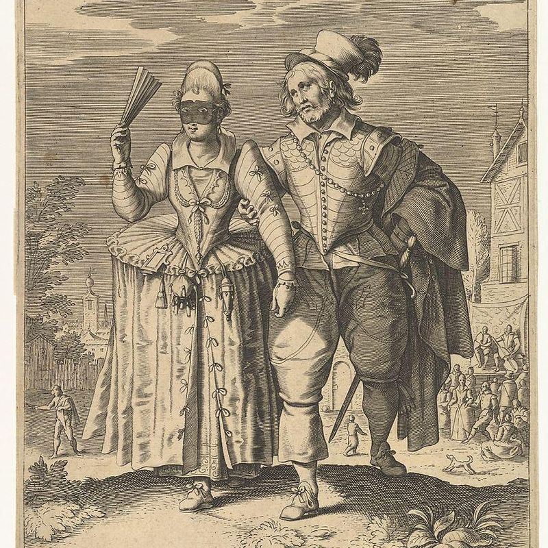 Gallica in Vestitu Varietas, from Fashions of Different Nations