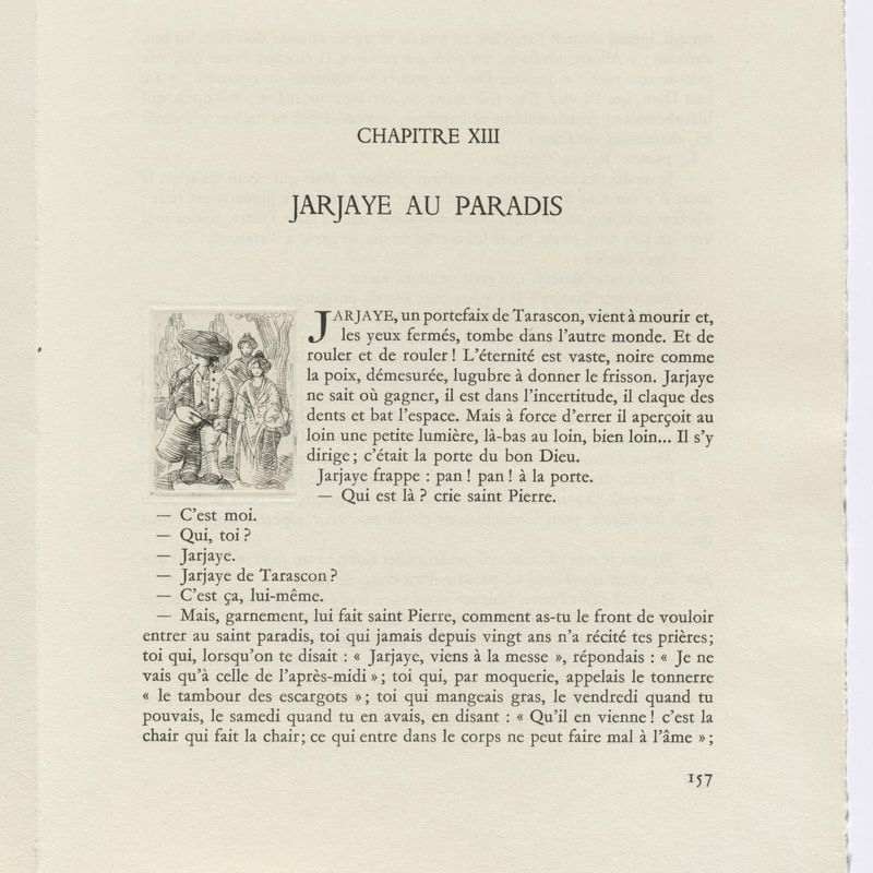 Frédéric Mistral: Mémoires et Recits by Frédéric Mistral: man playing drum (page 157)