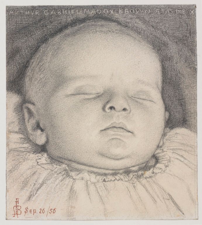 Arthur Gabriel Madox Brown as a Baby