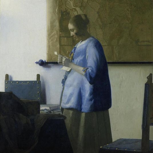 Woman Reading a Letter