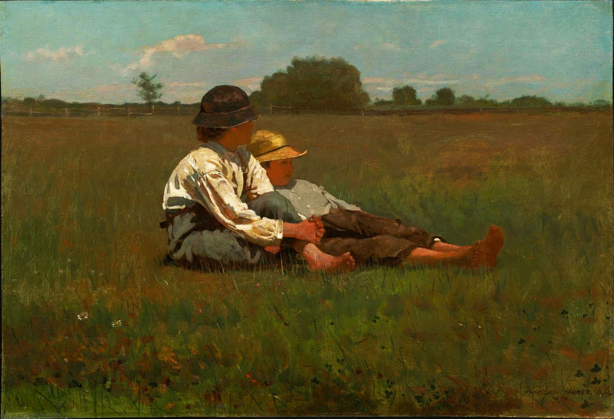 Boys in a Pasture