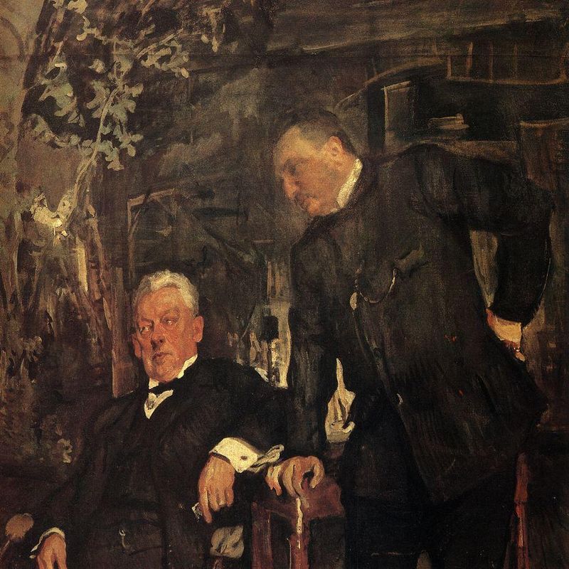 Portrait of Alexander Lensky and Alexander Yuzhin