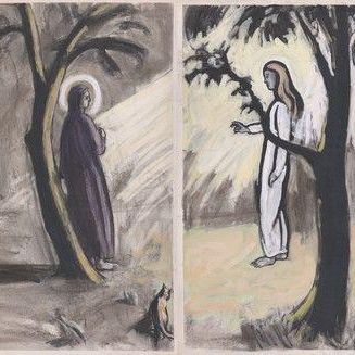 The Annunciation to Mary (Left)