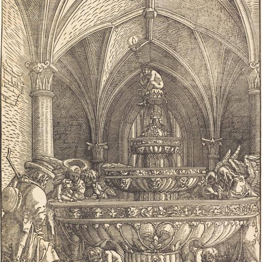 The Rest on the Flight into Egypt at a Fountain