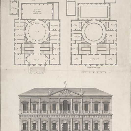 Design for the Mansion House of the Rt. Hon. The Lord Mayor