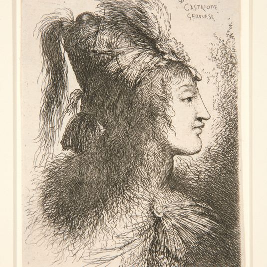 Figure Facing Right, from the series Small Studies of Heads