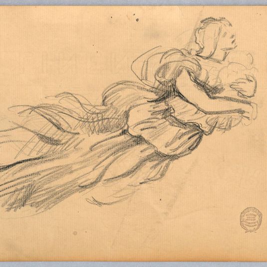Sketch of Figure with Drapery