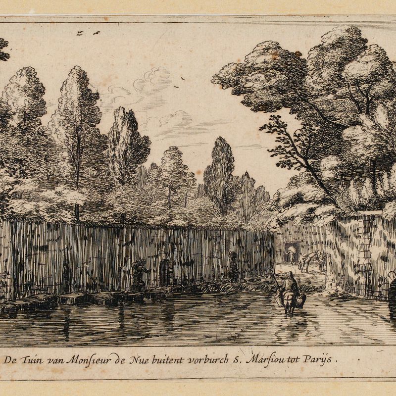 Le jardin de M. de Nue.