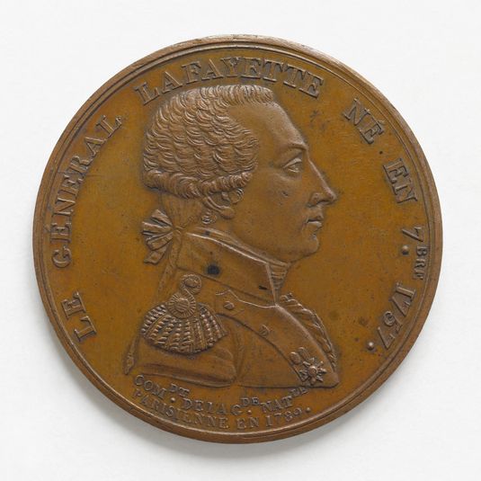 Gilbert Motier, marquis de La Fayette (1757-1834), maréchal de camp (1782), député à l'Assemblée constituante (1789-1791), commandant de la Garde nationale (1789-1791)