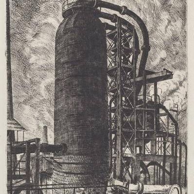 Fractionating Tower (Standard Oil Refinery, Bayonne, N.J.)