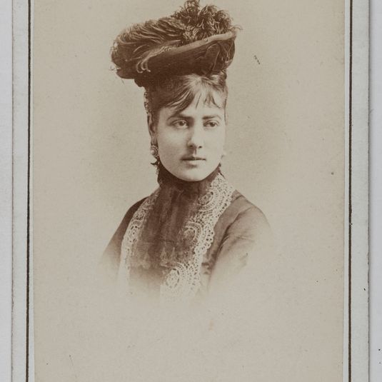 Portrait de Delphine de Lissy ou Lizy, (actrice)