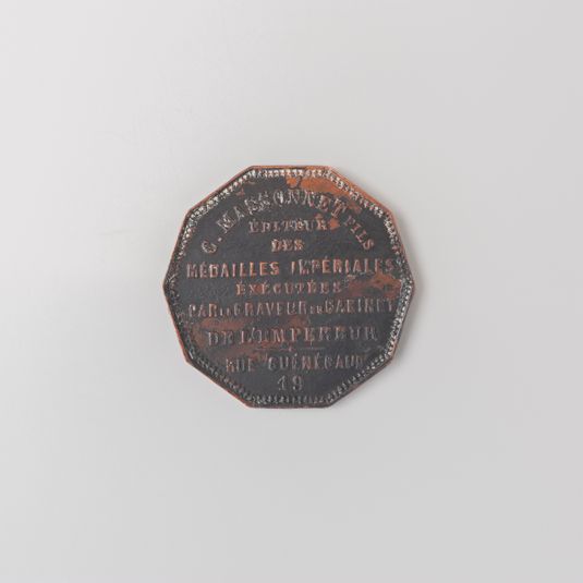 Edition de médailles C. Massonnet fils : 19, rue Guénégaud, 1855
