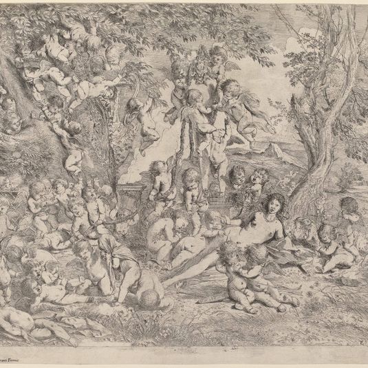 Venus in a Garden with Cupids
