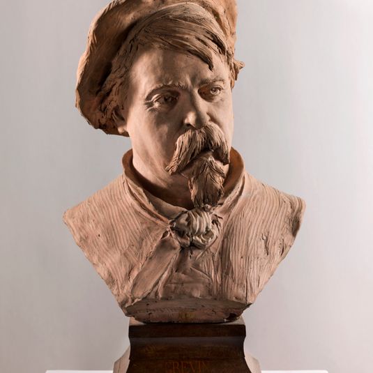 Portrait d'Alfred Grévin (1827-1892), sculpteur, dessinateur, caricaturiste
