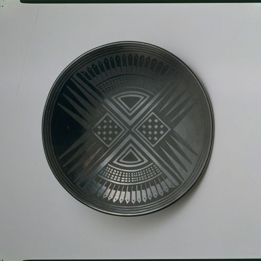 Black-on-black plate, 1931