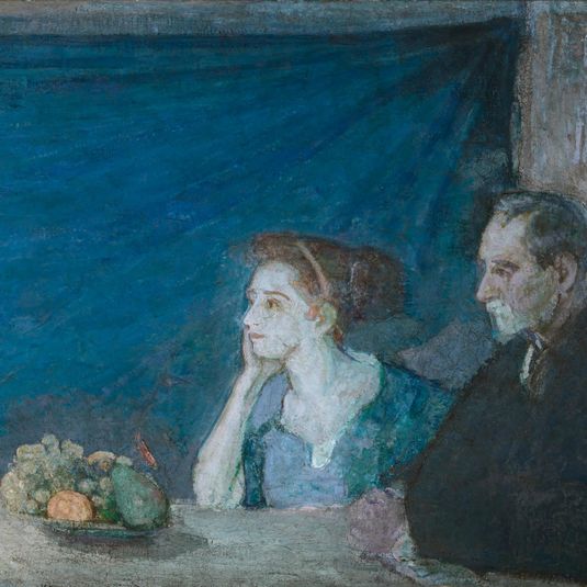 Portrait of Mr. and Mrs. Atherton Curtis with Still Life