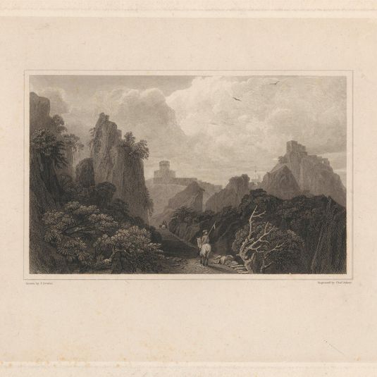 Pass of Sant Alessio between Taormina and Messina, Sicily
