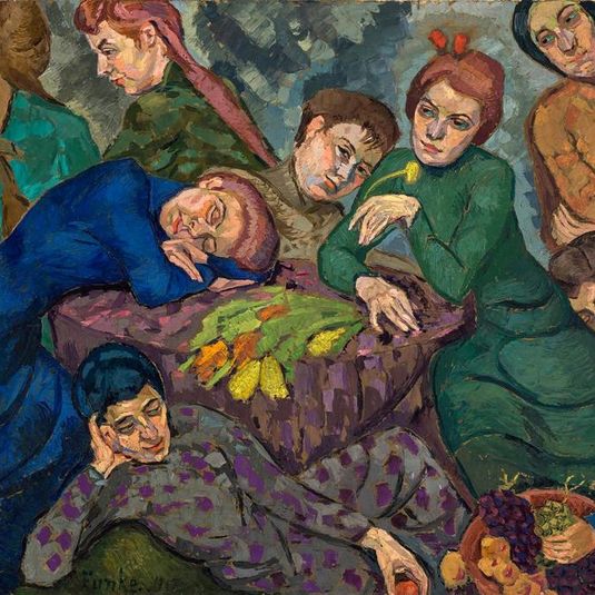 Helene Funke, Dreamsand In international sign language: Picture This! The Belvedere Collection from Cranach to Lassnig