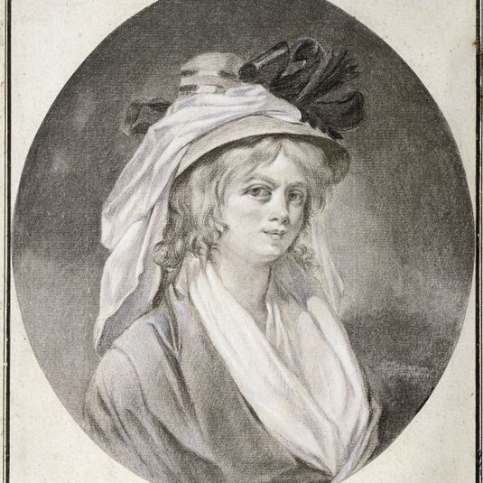 Portrait de jeune femme au chapeau
