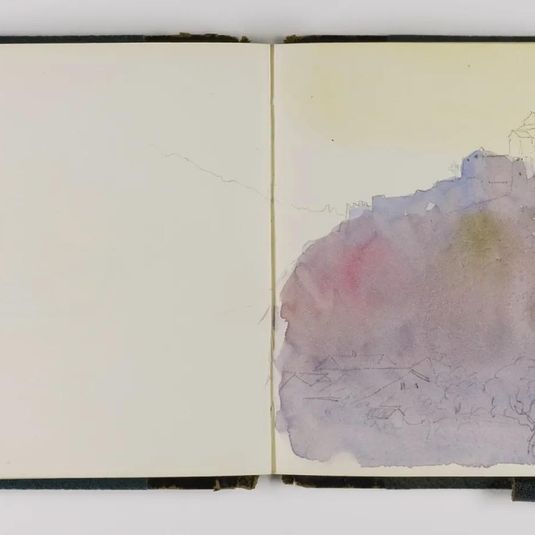 (Sketchbook) Morning--Sion, Suisse