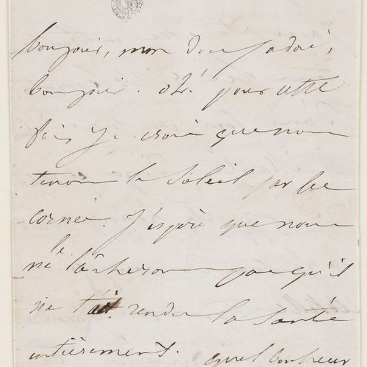 Lettre de Juliette Drouet à Victor Hugo, 26 juin matin 7h51 1851