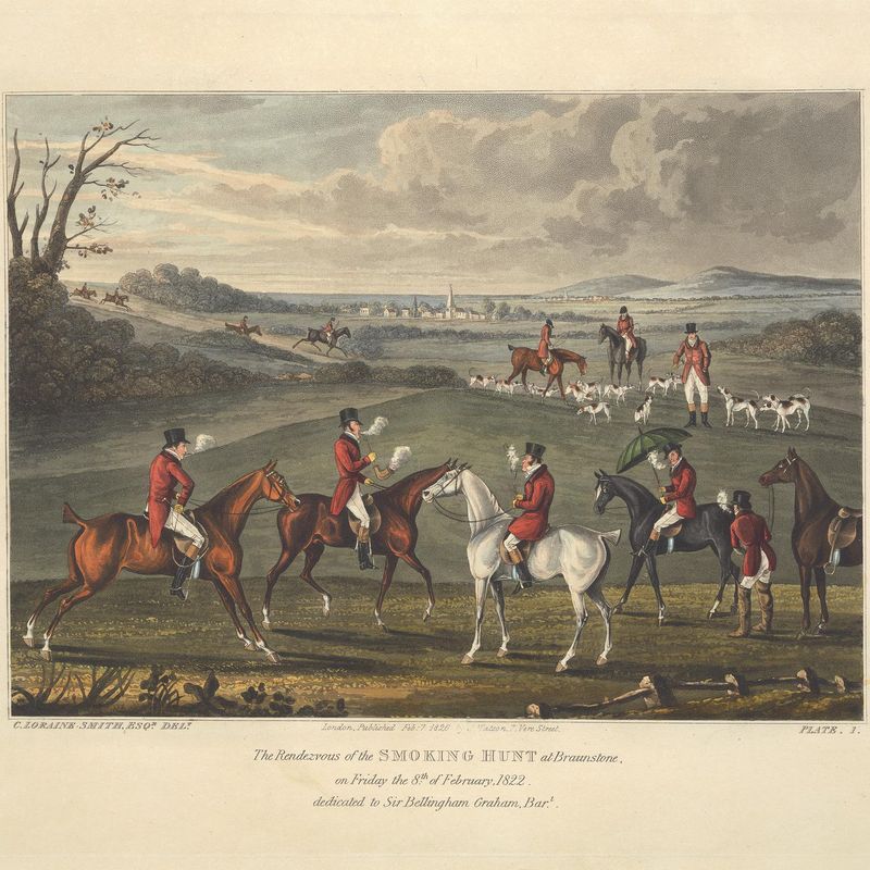 [Fox-Hunting] set of six: 1.The Rendezvous of the Smoking Hunt