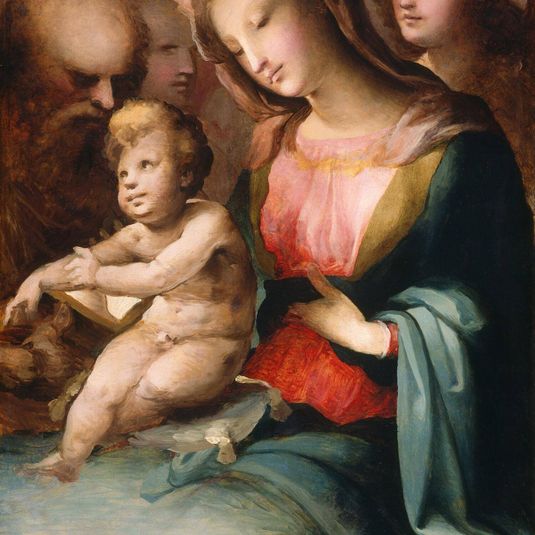 The Holy Family with Angels