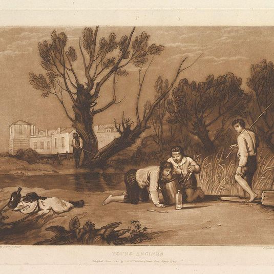 Young Anglers, part VII from "Liber Studiorum"