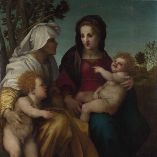 The Madonna and Child with Saint Elizabeth and Saint John the Baptist