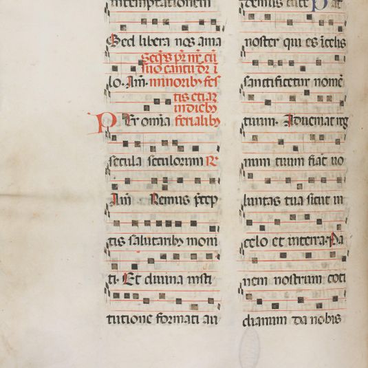 Missale: Fol. 189v: Music for various prayers