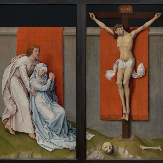 The Crucifixion, with the Virgin and Saint John the Evangelist Mourning