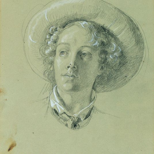 Study for “Hermann and Dorothea in the Vineyard”