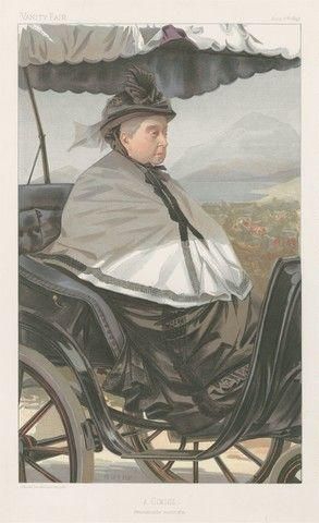 Vanity Fair: Royalty; 'A Cimiez/ Promenade Matinale, Queen Victoria, June 17, 1897