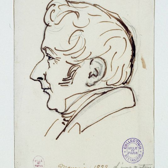 Portrait de François Mauguin, avocat à la cour,   membre de la Chambre des députés.