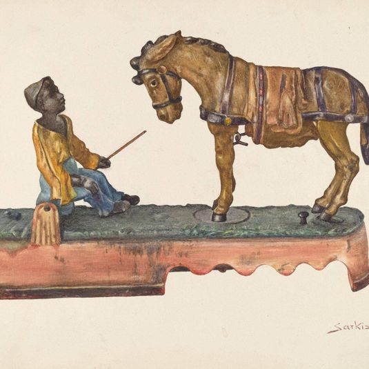 Cast Iron Mule Bank