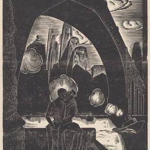 Untitled (Bridge with Sailor and Woman)