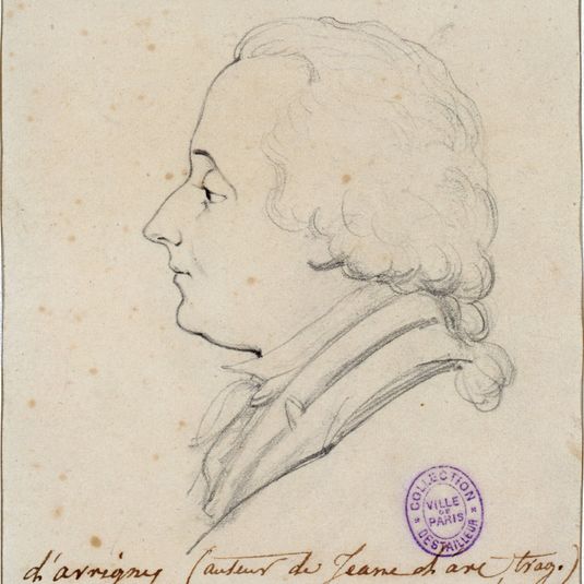 Portrait d'Avrigny, auteur de la tragédie Jeanne d'Arc.