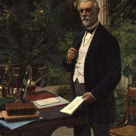 Jacob Christian Jacobsen, 1811-1887, brewer, captain, dr. phil., founder of the Carlsberg Foundation and the Museum of National History, etc.